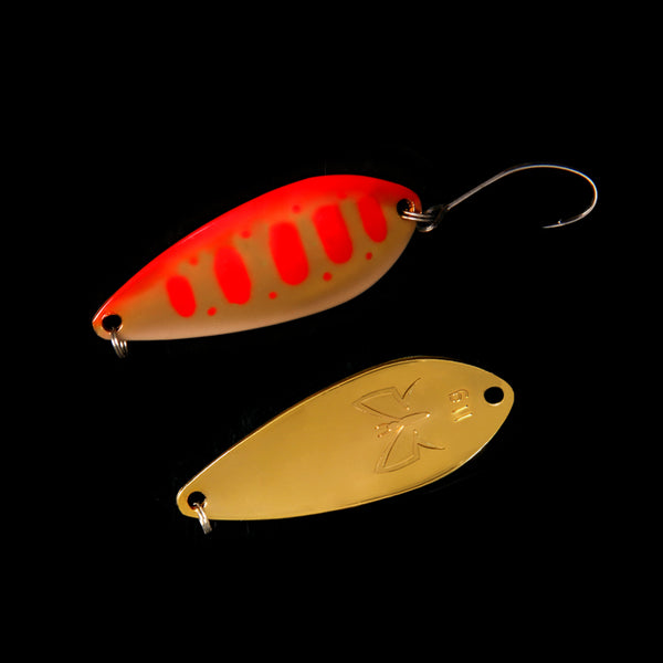 CUILLÈRE ONDULANTE MORPHO ONYX 11g - GOLD RED YAMAME