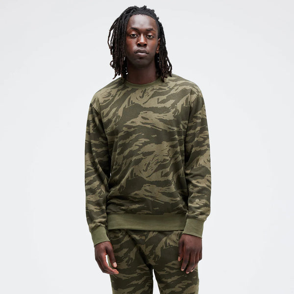 Sweat-shirt STANCE SHELTER CREW - Green CAMO
