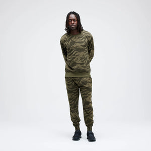 Sweat-shirt STANCE SHELTER CREW - Green CAMO