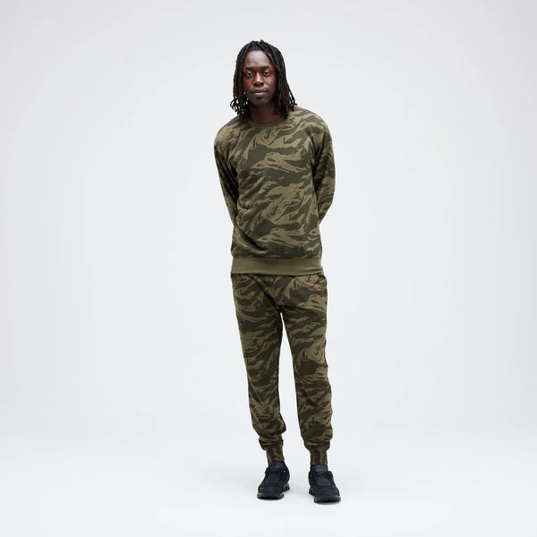 Sweat-shirt STANCE SHELTER CREW - Green CAMO