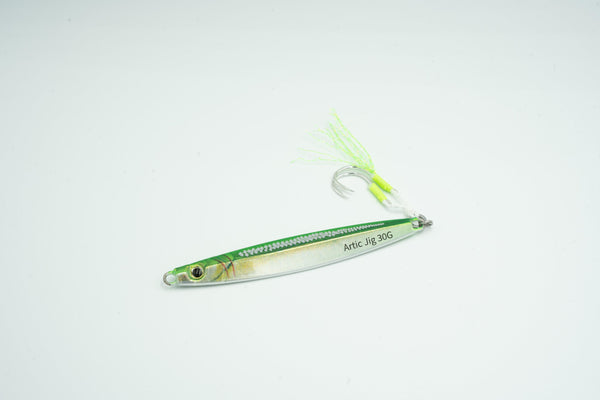 CASTING JIG MORPHO 30gr - GREEN SHINER