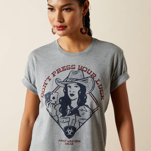 T-Shirt femme ARIAT DON’T PRESS YOUR LUCK - iceburg