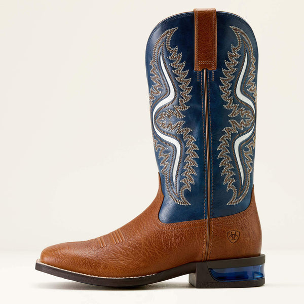 BOTTES HOMMES ARIAT Captivate Wide Square Toe Western - red oak / deep blue