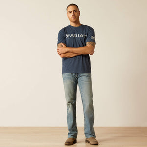 T-Shirt ARIAT SHIELD FLAG