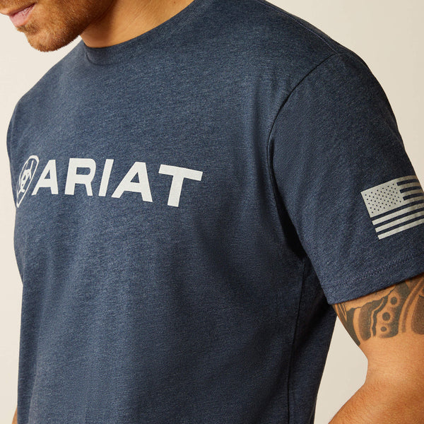 T-Shirt ARIAT SHIELD FLAG