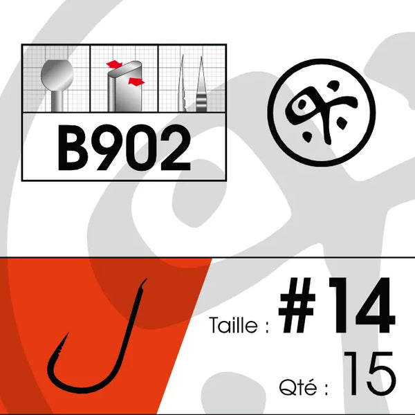 Hameçon NATIVE B902 (qté 15)