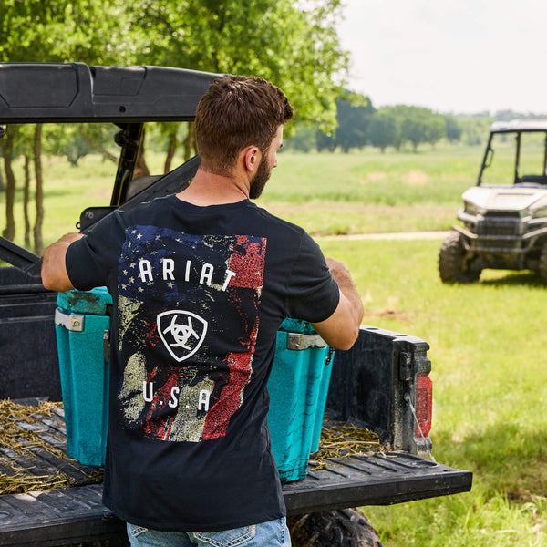 T-Shirt ARIAT FADED BULL