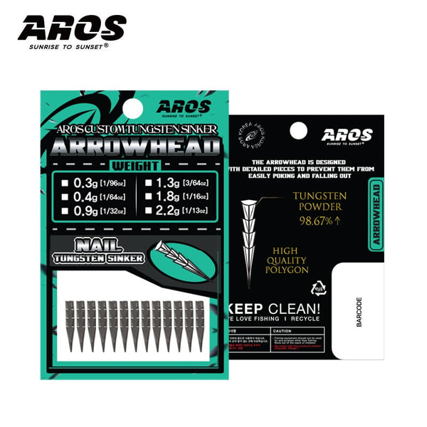 INSERT TUNGSTÈNE AROS ARRIWHEAD 1/32oZ - 0,9g