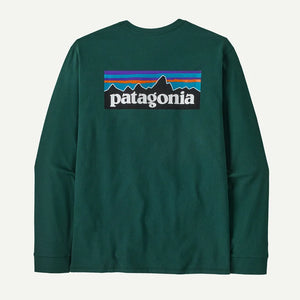 Tshirt PATAGONIA Men's L/S P-6 Logo Responsibili-Tee (CASG)