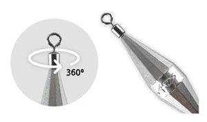 PLOMBS FREE RIG AROS METEOR PRO tungsten 10 grammes (par 10)