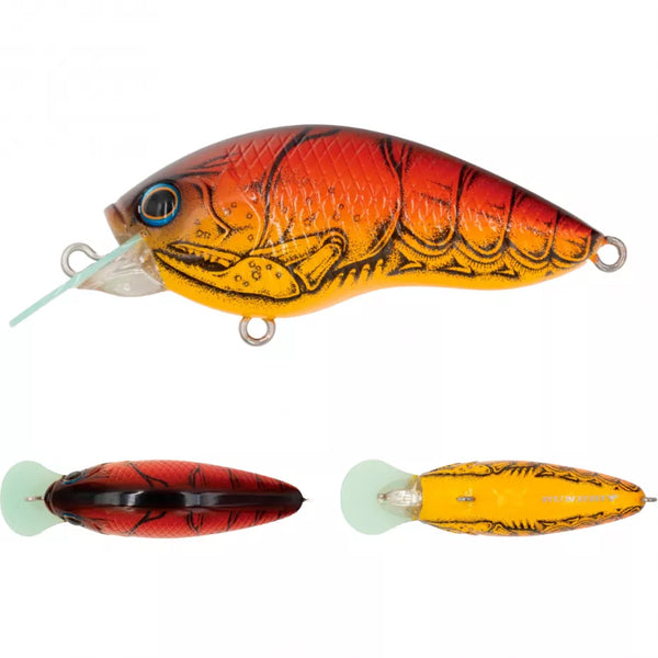 LEURRE CRANKBAIT GRASSROOTS RUNBBIT MR #16 - red craw