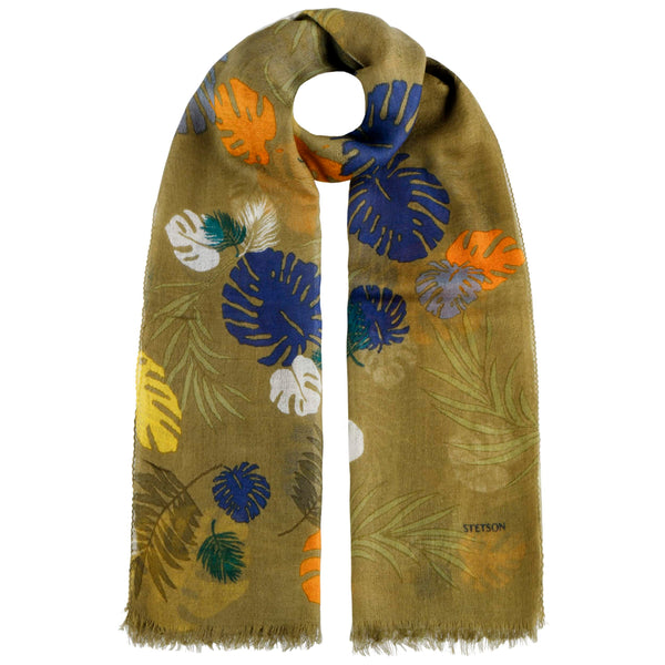 ÉCHARPE STETSON SCARF SUMMER LEAVES