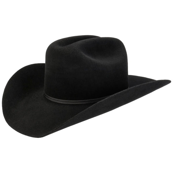 CHAPEAU STETSON MACOVA Western woolfelt by JJ HATS- black