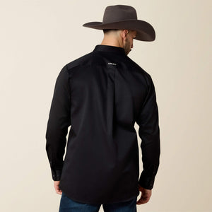 Chemise Homme ARIAT TEAM LOGO TWILL - black White
