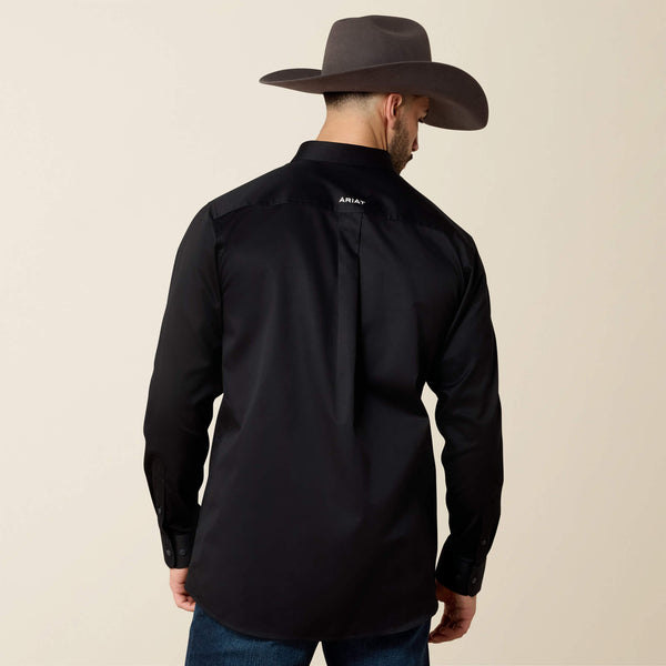 Chemise Homme ARIAT TEAM LOGO TWILL - black White