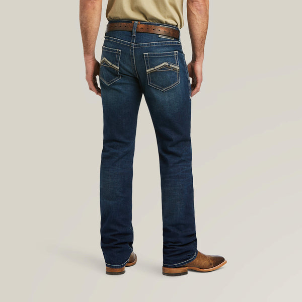 MENS ARIAT M5 Straight Stretch Remming Stackable Straight Leg Jean