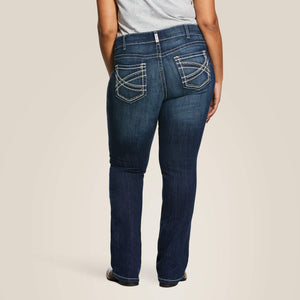 JEANS femme ARIAT Mid Rise Entwined Boot Cut Jean - marine