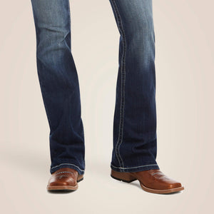 JEANS femme ARIAT Mid Rise Entwined Boot Cut Jean - marine