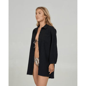 Chemise TUNIQUE SALTY CREW CLOUDBREAK - black