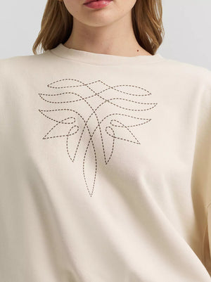 sweat femme LAINEY WILSON X WRANGLER COWBOY