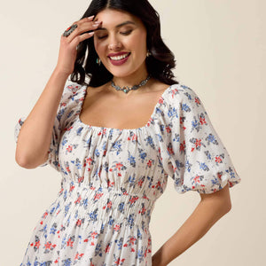 ROBE western femme ARIAT JULIET DRESS - FLORAL