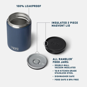 YETI RAMBLER FOOD JAR INSULATED 24oz  (709ml) - White