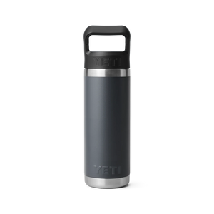 BOUTEILLE YETI RAMBLER 18OZ (532ml) C STRAW  isotherme (charcoal)