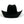 CHAPEAU WESTERN BULLHIDE RESILIENT 6X - black