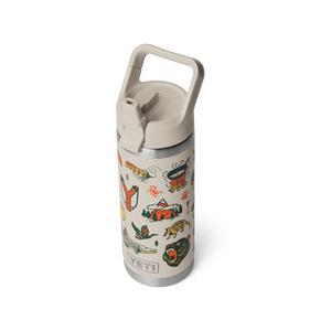 GOURDE YETI RAMBLER 18OZ (532ml) C STRAW  isotherme (CAPE SUMMER CAMP)
