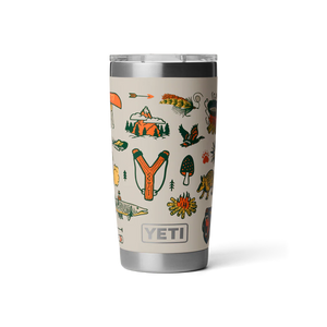 VERRE YETI  RAMBLER TUMBLER 20OZ (591 ML) (CAPE SUMMER CAMP)
