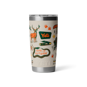 VERRE YETI  RAMBLER TUMBLER 20OZ (591 ML) (CAPE SUMMER CAMP)