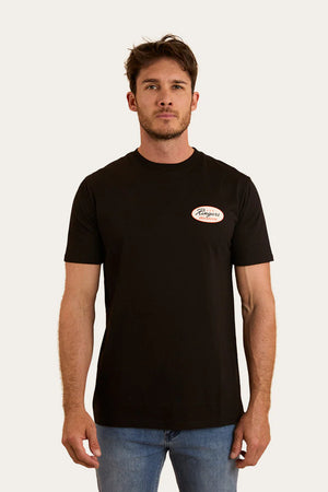 T-Shirt RINGERS WESTERN UNISEX UP NORTH - BLACK