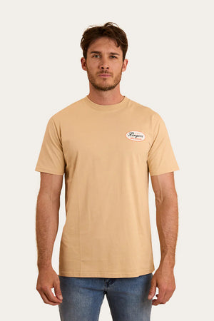 T-Shirt RINGERS WESTERN UNISEX UP NORTH - beige