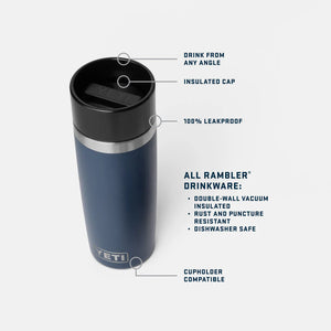 TASSE DE VOYAGE YETI RAMBLER 16oz (473ml) (black Forest Green )