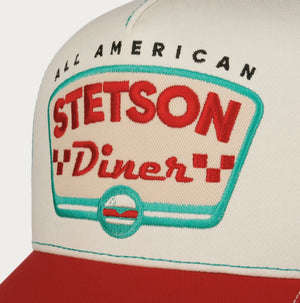 CASQUETTE STETSON TRUCKER DINER - rouge 87