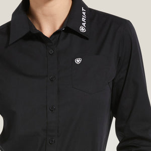 Chemise western femme ARIAT TEAM Kirby - black