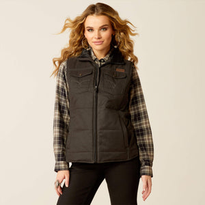 GILET FEMME  ARIAT Grizzly Quilted Vest - blk