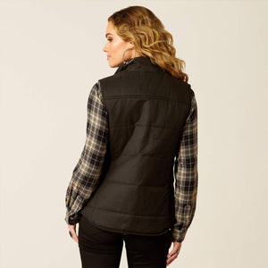 GILET FEMME  ARIAT Grizzly Quilted Vest - blk