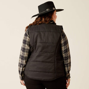 GILET FEMME  ARIAT Grizzly Quilted Vest - blk