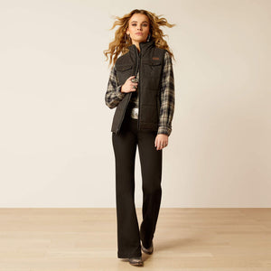 GILET FEMME  ARIAT Grizzly Quilted Vest - blk