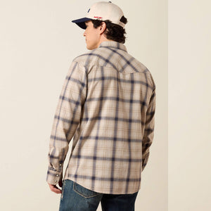 CHEMISE HOMME ARIAT Retro Hudde Fitted Snap Shirt - PEYOTE PLAID