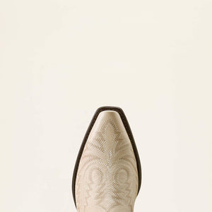 Bottes femme western ARIAT Round Up Collins D Toe Western Boot - BUTTERCREAM