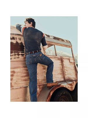 jeans homme WRANGLER 13MWZ - Stonewashed