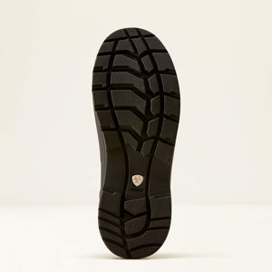 boots imperméables femme ARIAT Kelmarsh Shortie Rubber - CHOCOLATE|TAN TWILL
