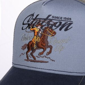 CASQUETTE STETSON TRUCKER RODEO ROUND UP