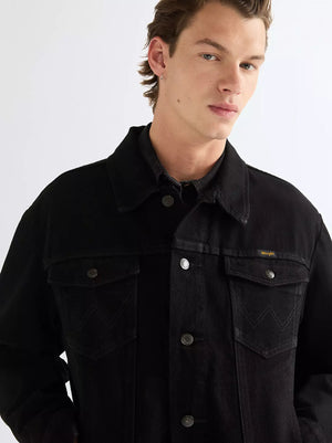 Veste homme WRANGLER REGULAR COWBOY CUT JACKET - Shadow Black