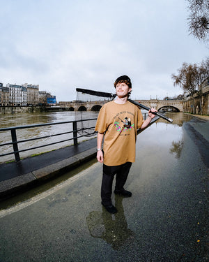 T Shirt SALTY CREW  MB PONT NEUF TEE - DIJON