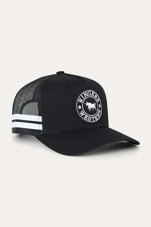 CASQUETTE RINGERS WESTERN MCCOY TRUCKER CAP - BLACK