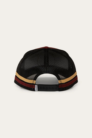 CASQUETTE RINGERS WESTERN MCCOY TRUCKER CAP - BURGUNDY