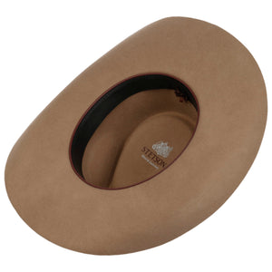 CHAPEAU STETSON Western woolfelt / cashmere - light Brown